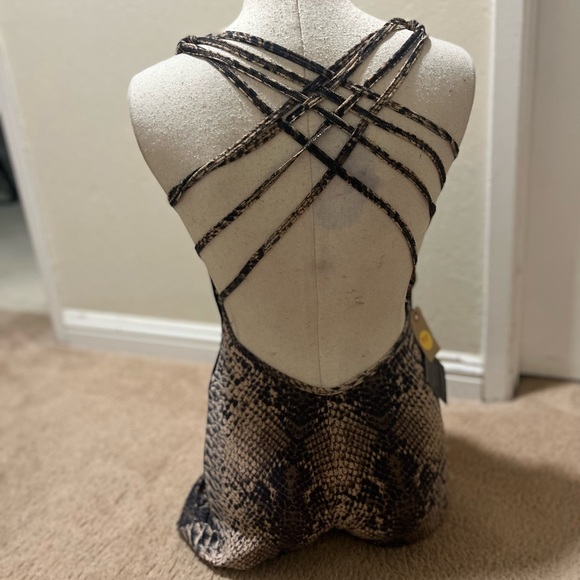 Snake Print Jumpsuit - Picture 4 of 7